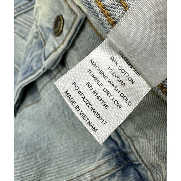 Chubbies Men's Blue Snap Up Workwear Casual Denim Trucker Jacket XL/C45 - Picture 7 of 12